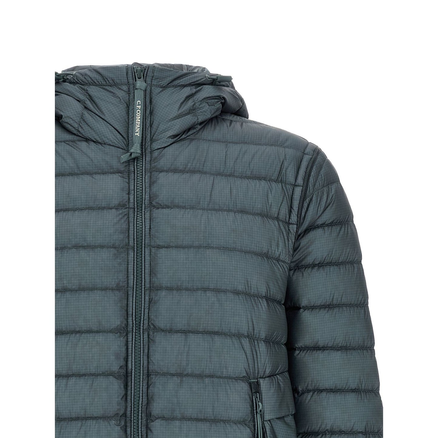 C.P. Company Blue Polyamide Full-Length Jacket