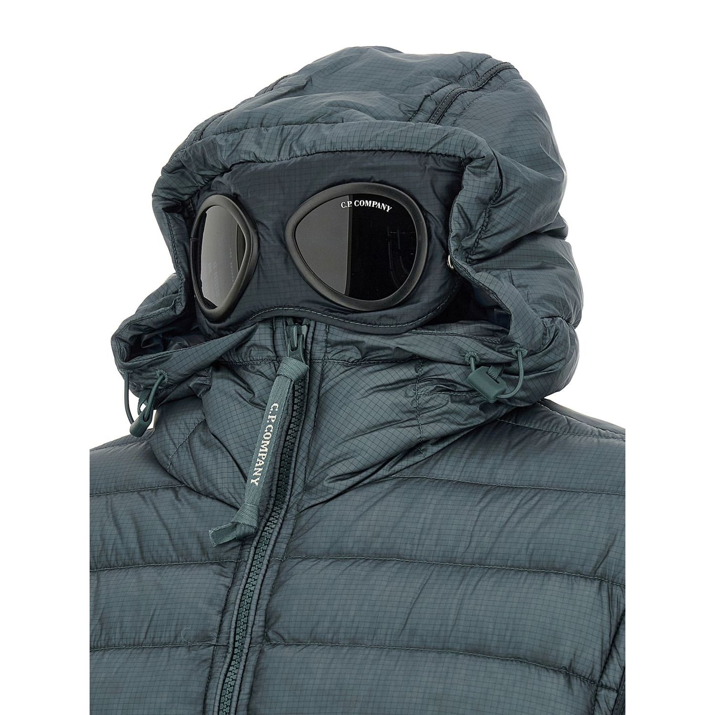 C.P. Company Blue Polyamide Full-Length Jacket