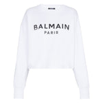 Balmain Logo-print cotton sweatshirt Topwear