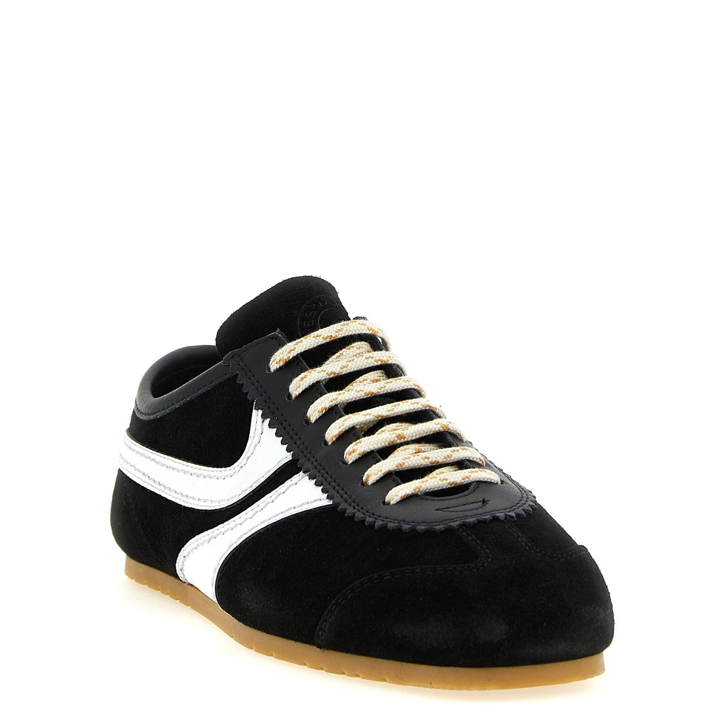 Dries Van Noten Bicolor Calfskin Athletic Sneakers