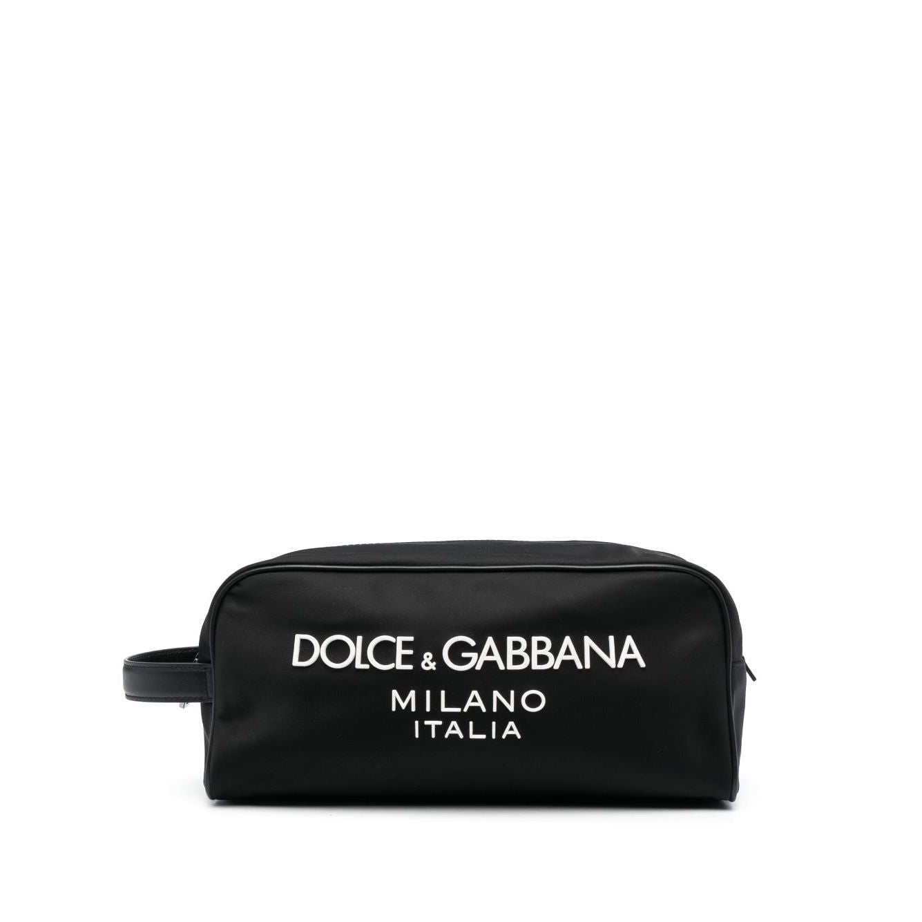 Dolce & Gabbana Nylon toiletry bag with rubberized logo