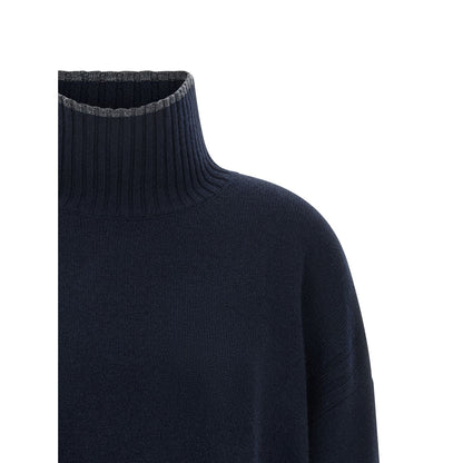 PINKO Blue Wool Cardigan