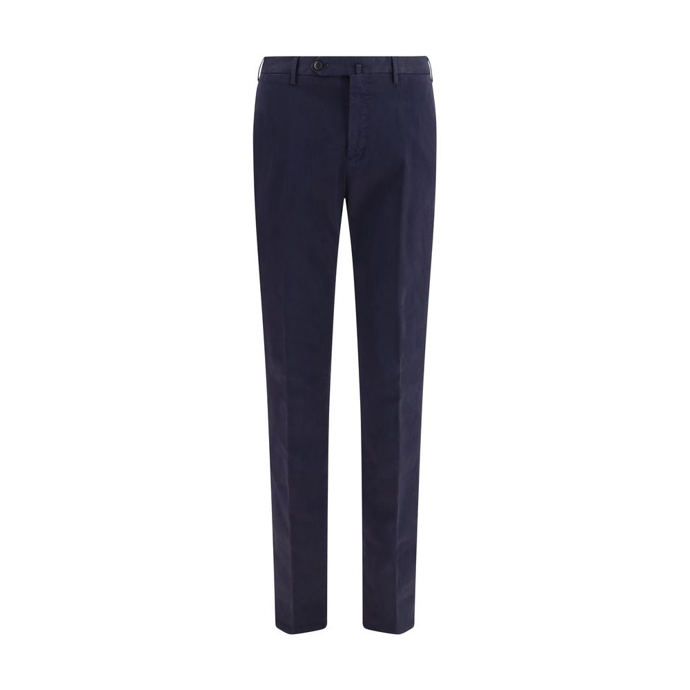 PT Torino Blue Elastane Casual Pants