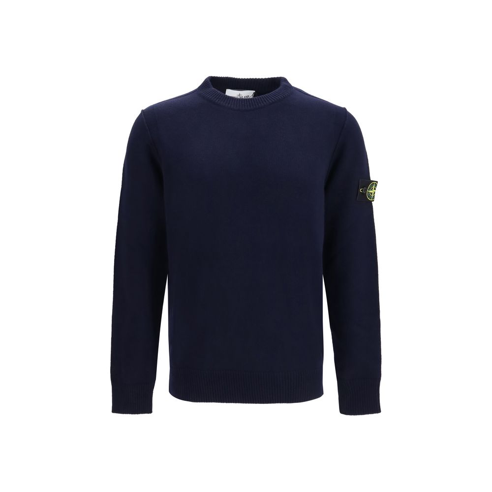 Stone Island Black Cotton Sweatshirt