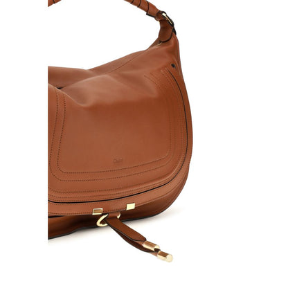 Chloé Brown Calf Leather Bos Taurus Shoulder Bag