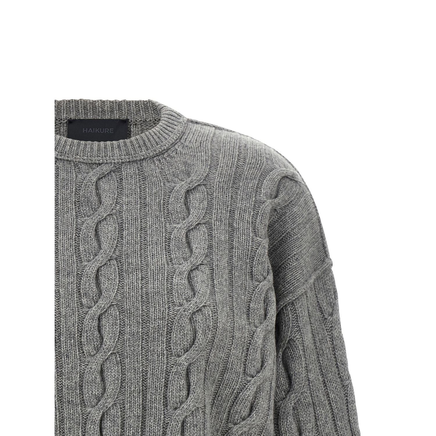Haikure Gray Cotton Cardigan