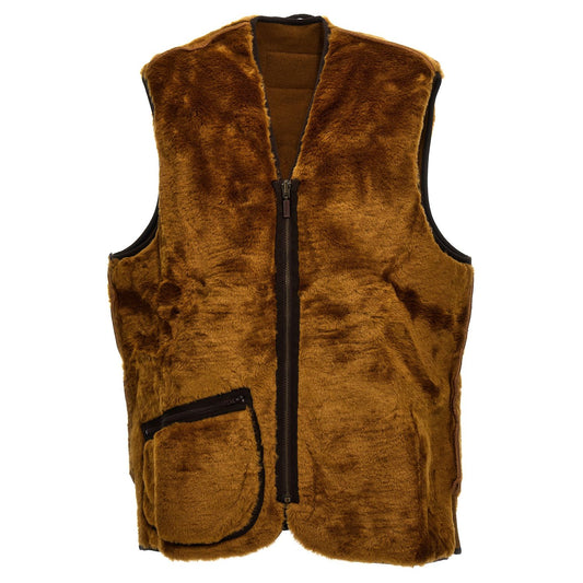 Barbour Brown Polyester Sleeveless Jacket