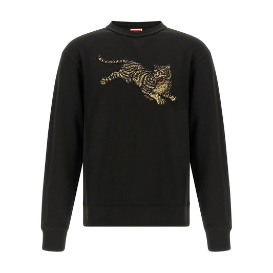 Kenzo Black Cotton Sweatshirt