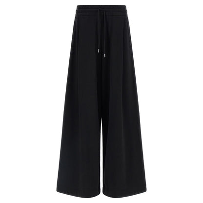 Dries Van Noten Black Cotton Athletic Pants