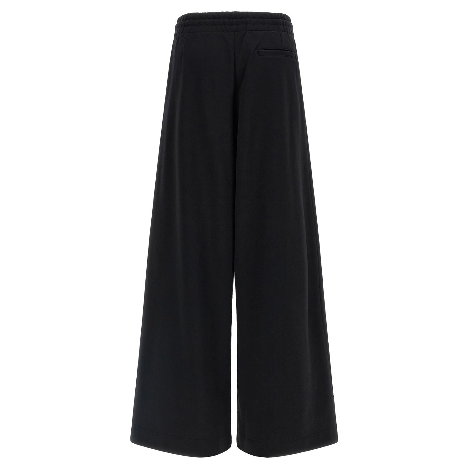 Dries Van Noten Black Cotton Athletic Pants
