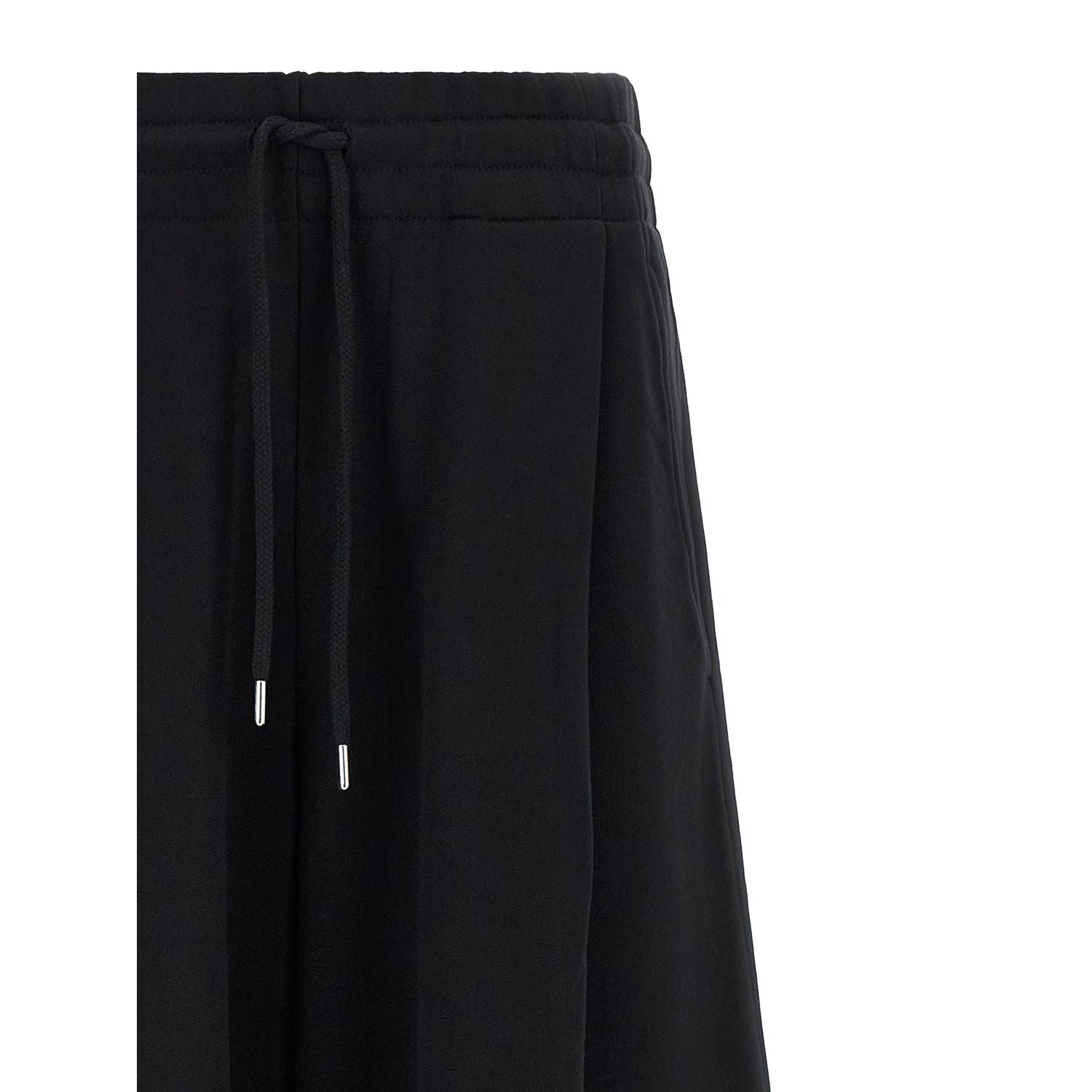 Dries Van Noten Black Cotton Athletic Pants