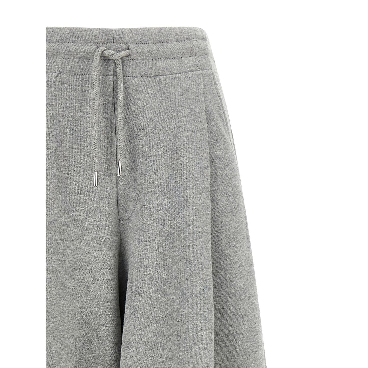 Dries Van Noten Gray Cotton Casual Pants