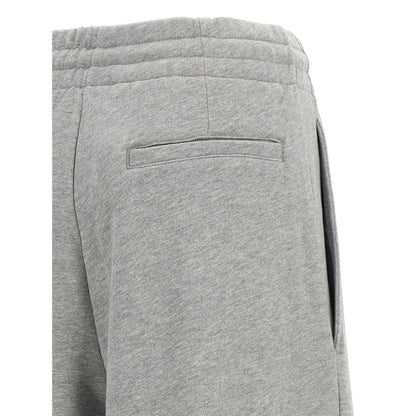 Dries Van Noten Gray Cotton Casual Pants