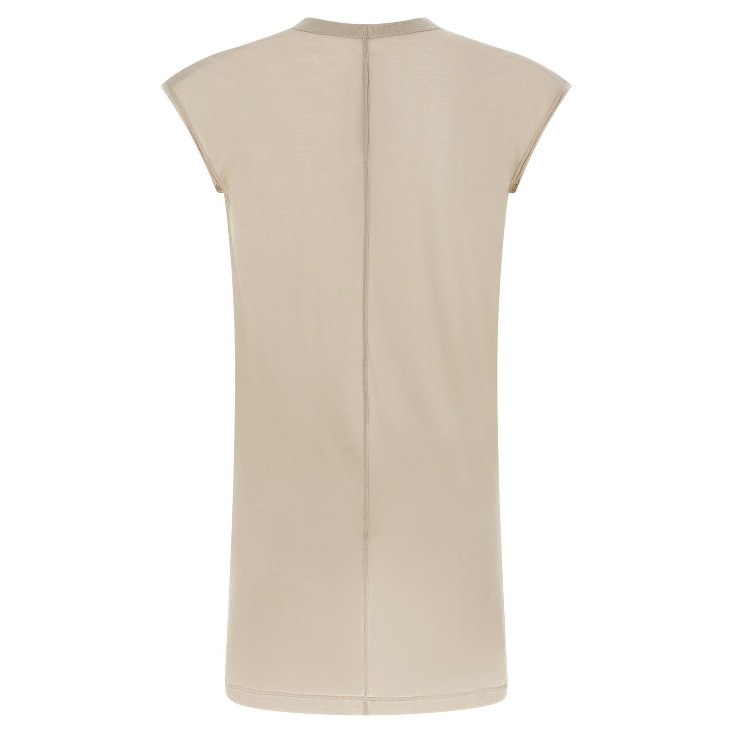 Rick Owens Beige Cotton T-Shirt