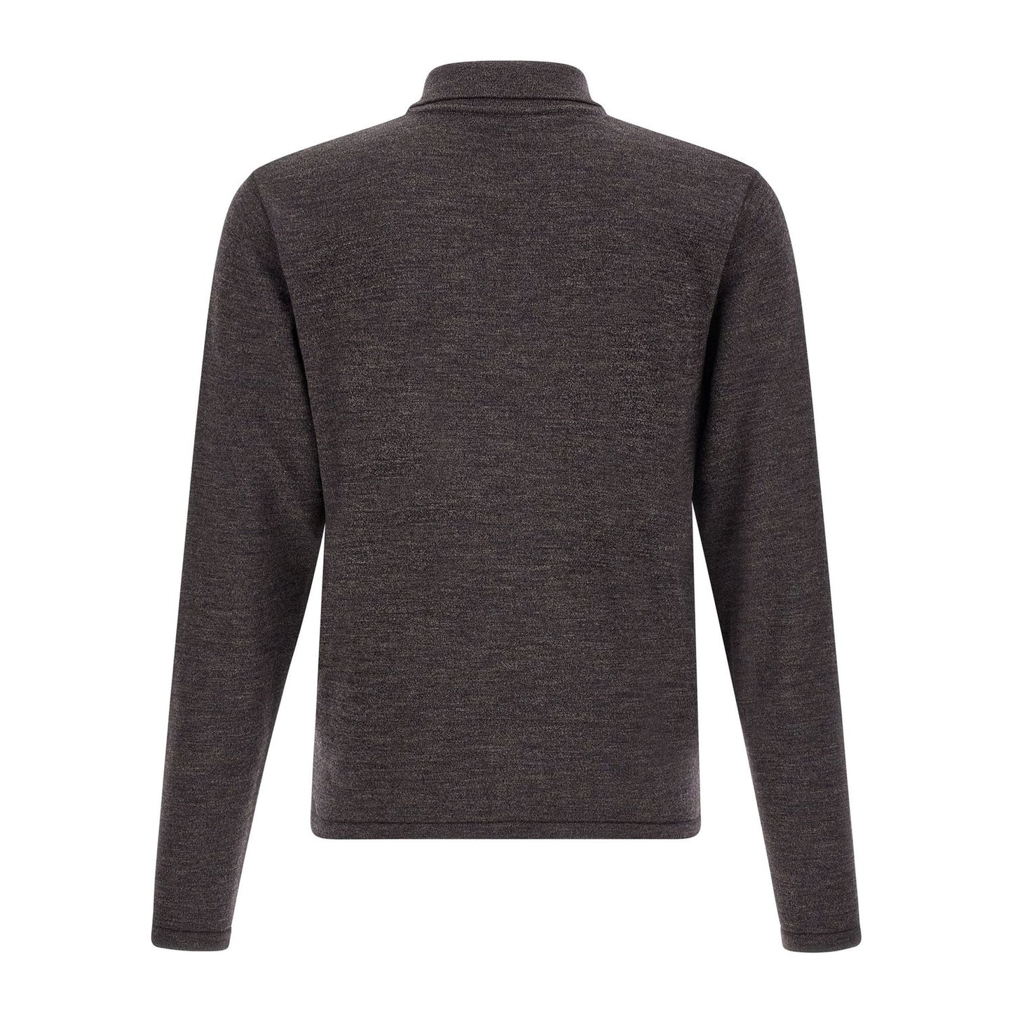 Lemaire Brown Wool Polo Shirt