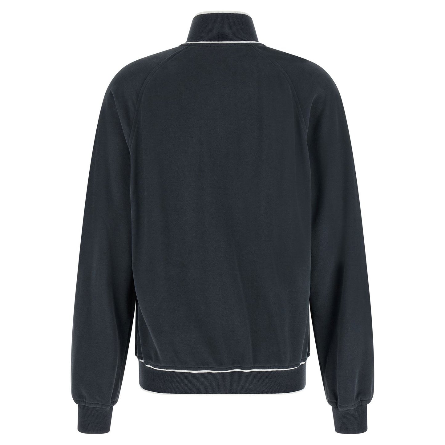 Brunello Cucinelli Blue Cotton Sweatshirt