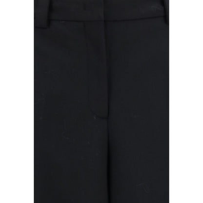 The Latest Black Polyester Casual Pants