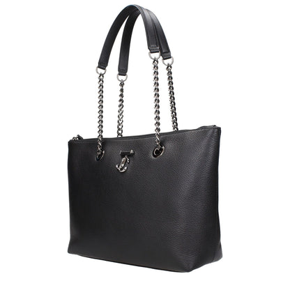 Jimmy Choo Black Leather Shoulder Bag