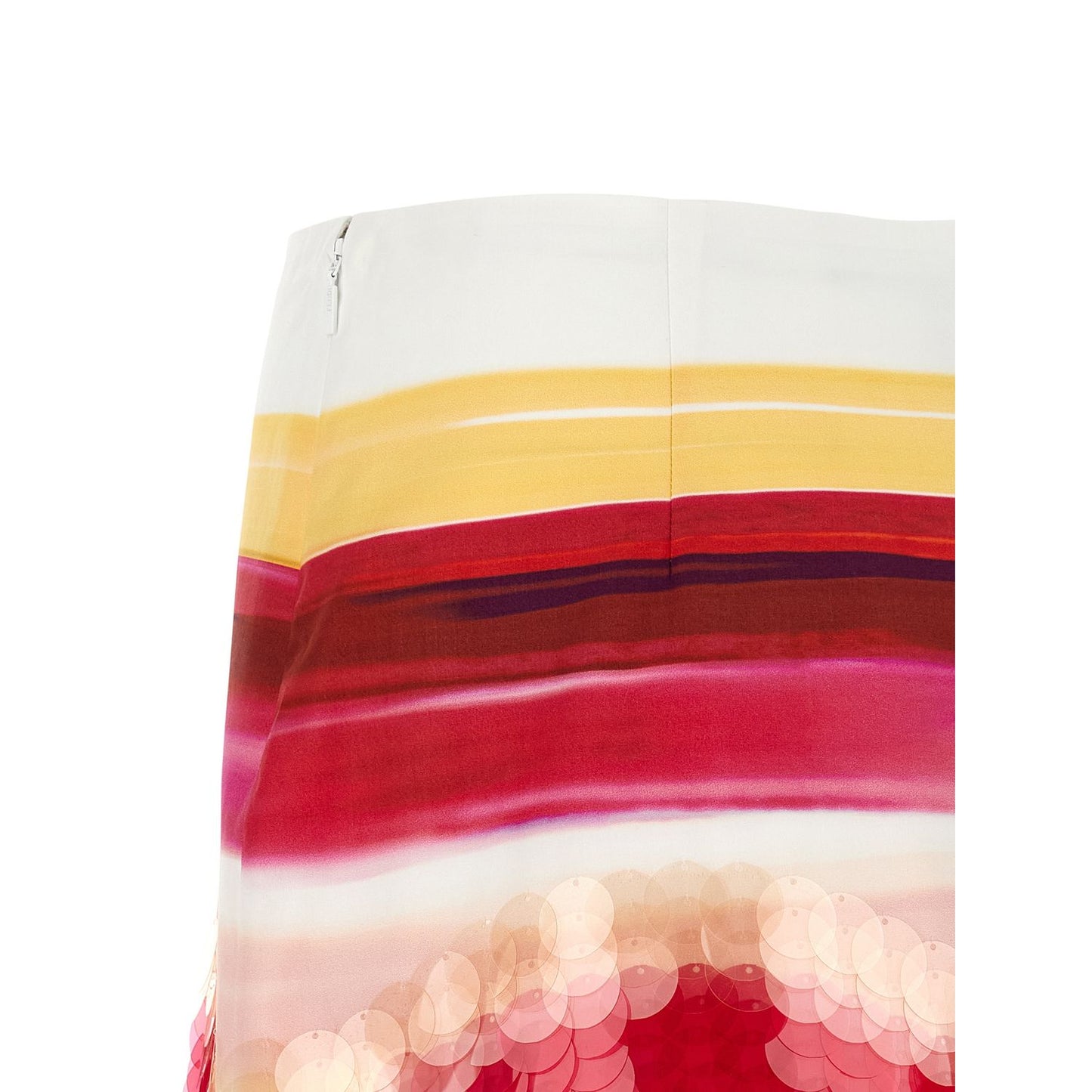 Fendi Multicolor Cotton Long Skirt