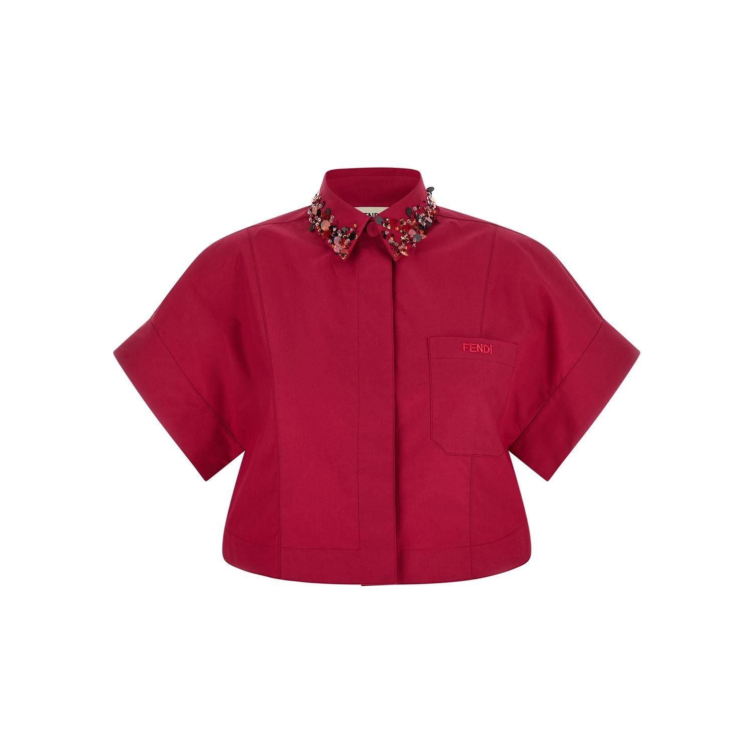 Fendi Multicolor Cotton Blouse