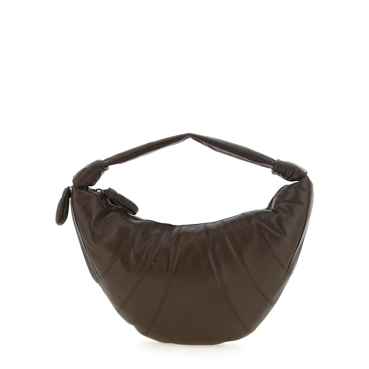 Lemaire Brown Lamb Leather Shoulder Bag
