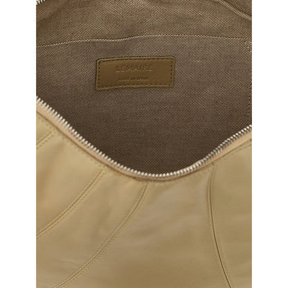 Lemaire Beige Lamb Leather Shoulder Bag