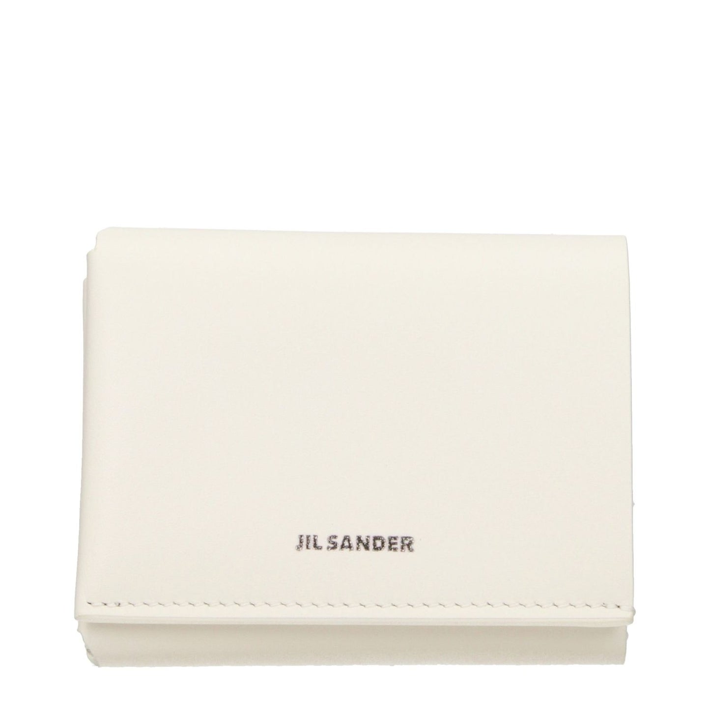 Jil Sander Beige Leather Wallet