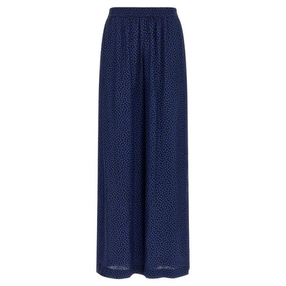 Gianluca Capannolo Blue Viscose Casual Pants