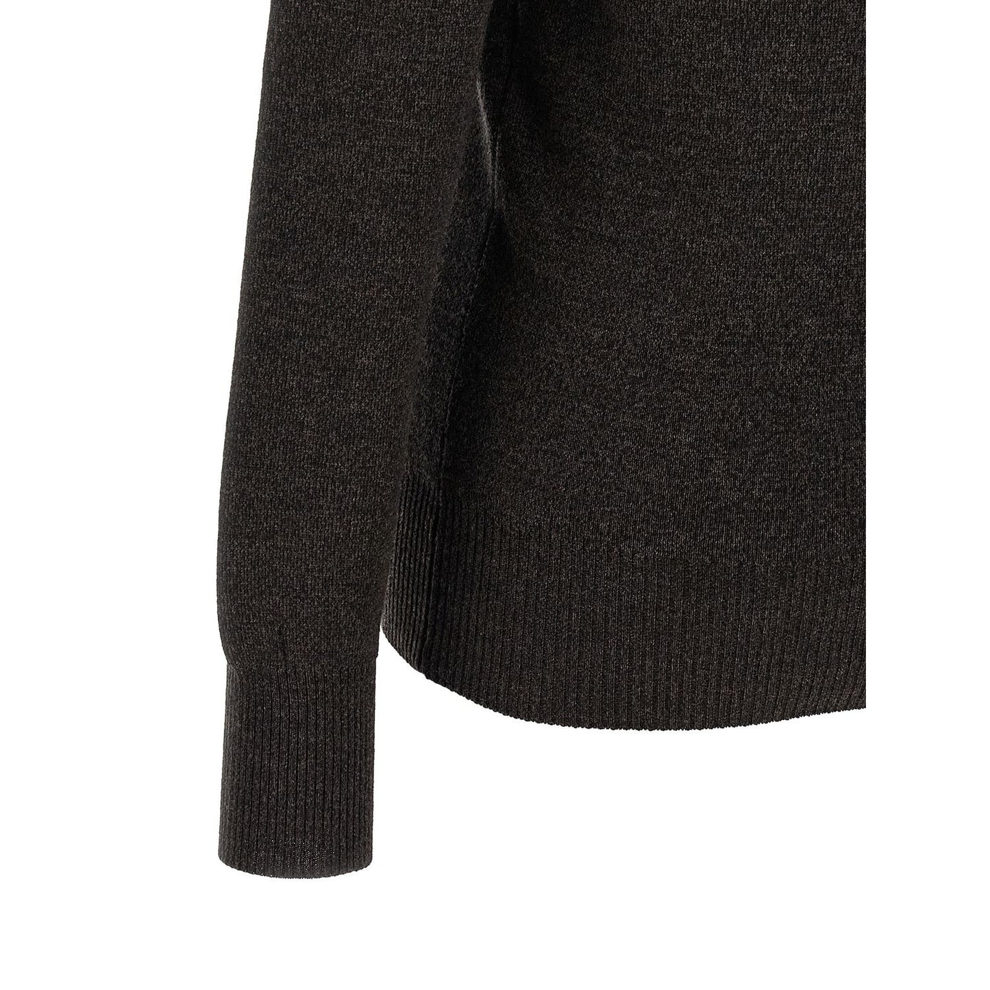Lemaire Brown Wool Cardigan