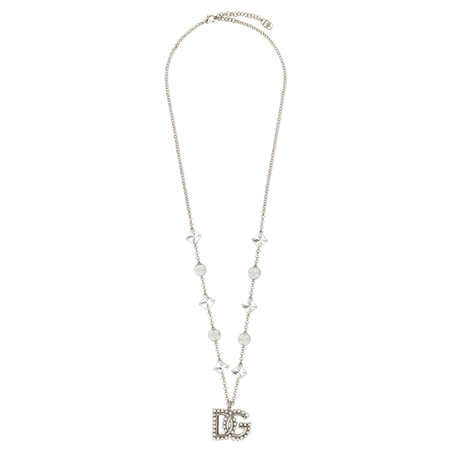 Dolce & Gabbana Silver Brass Necklace