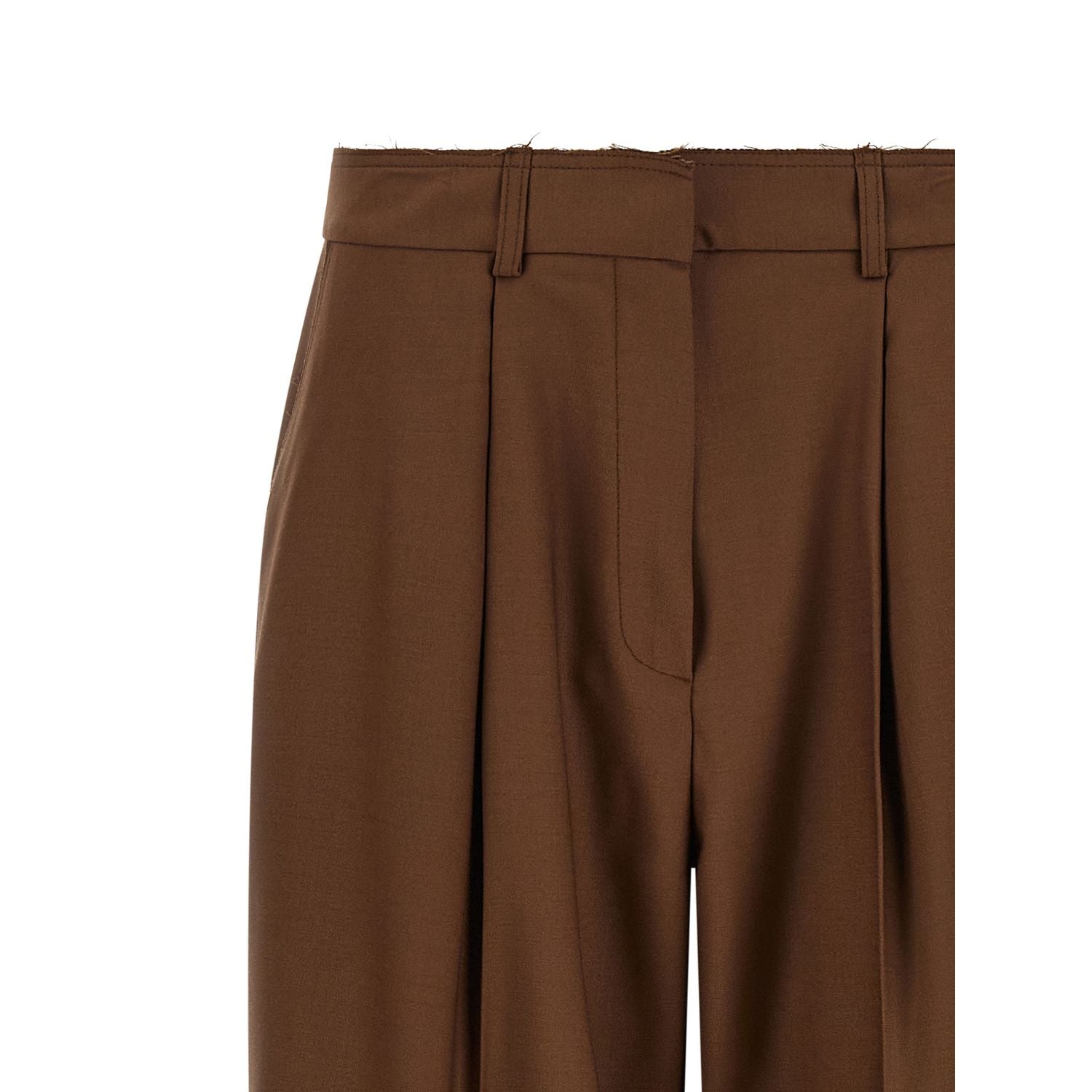 Gianluca Capannolo Beige Wool Casual Pants