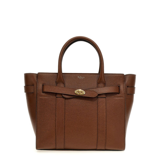 Mulberry Brown Bovine Leather Tote Bag