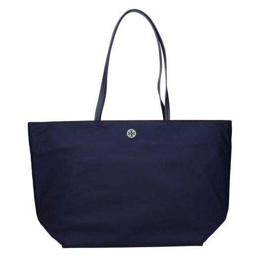 Tory Burch Blue Fabric Shoulder Bag