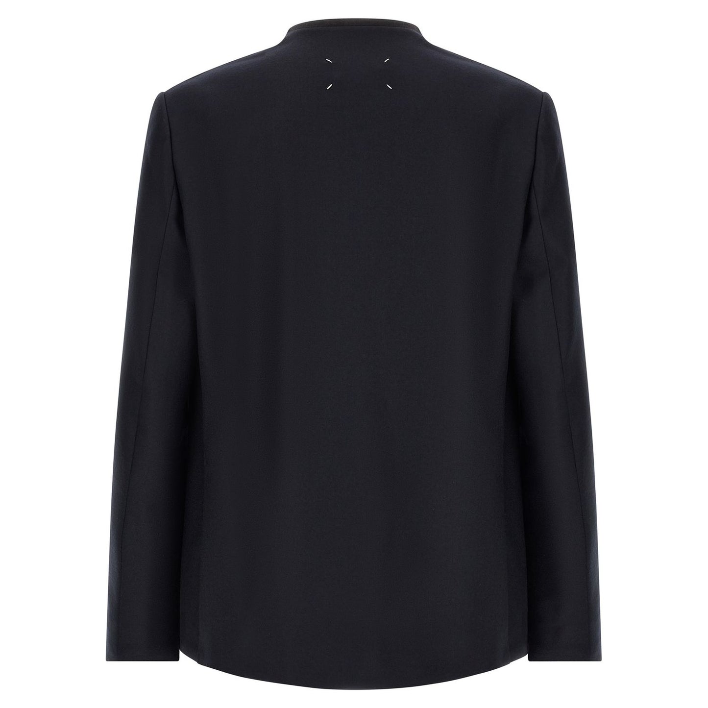 Maison Margiela Blue Virgin Wool Blazer