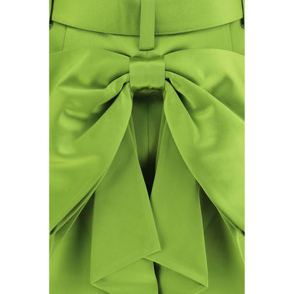 Self-Portrait Bicolor Polyester Mini Skirt