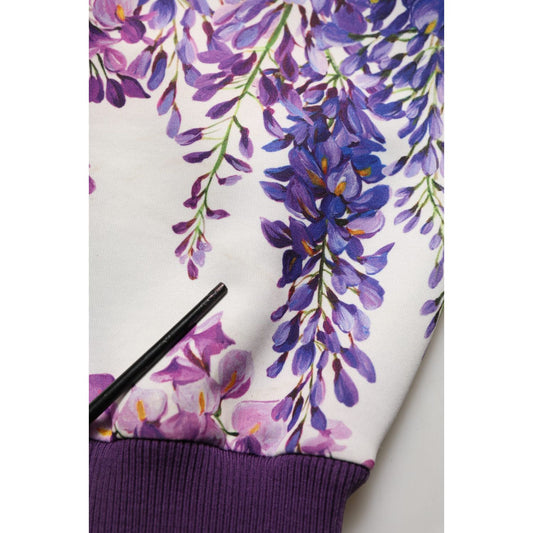 Dolce & Gabbana Multicolor Floral Mid Waist Jogger Pants