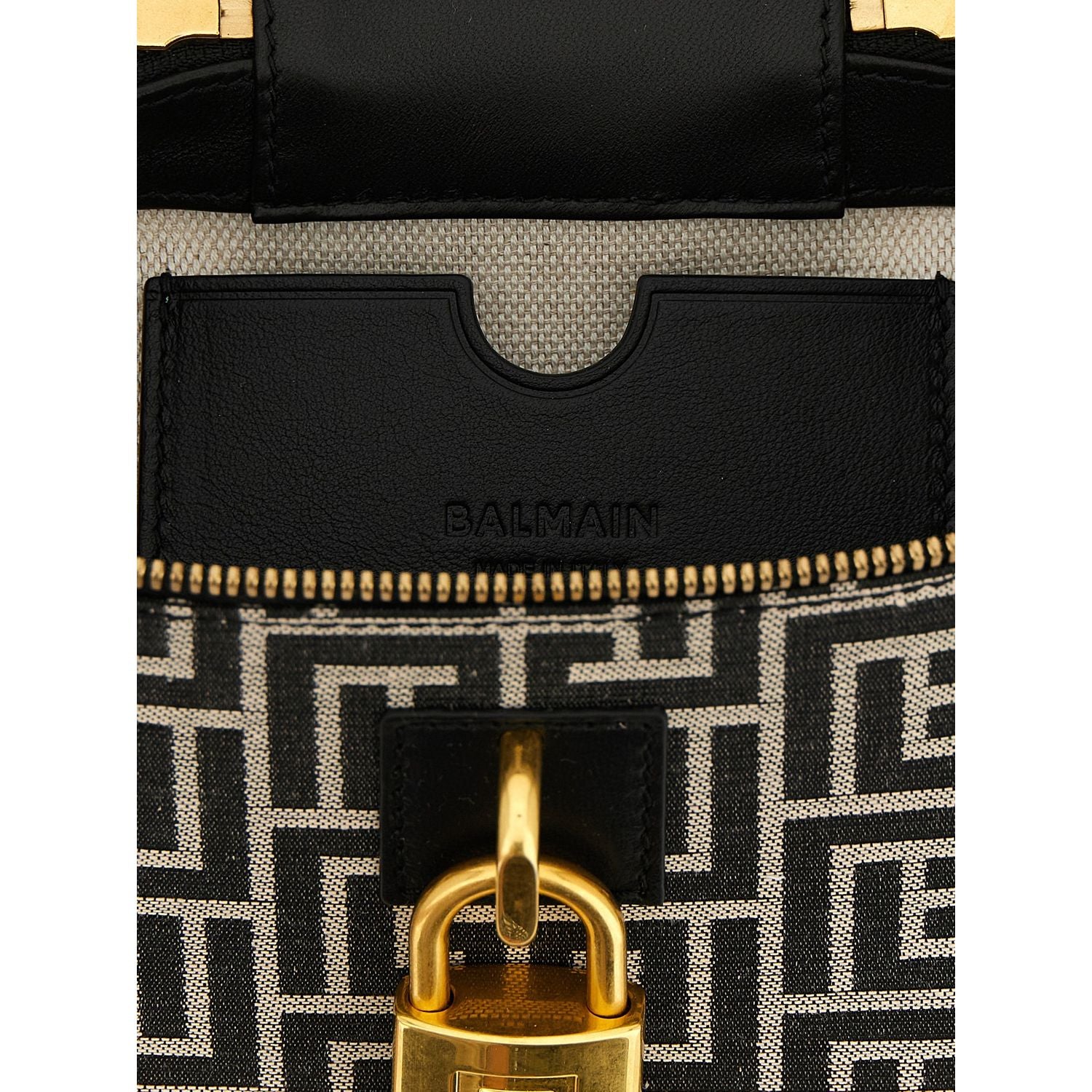 Balmain Bicolor Polyester Handbag