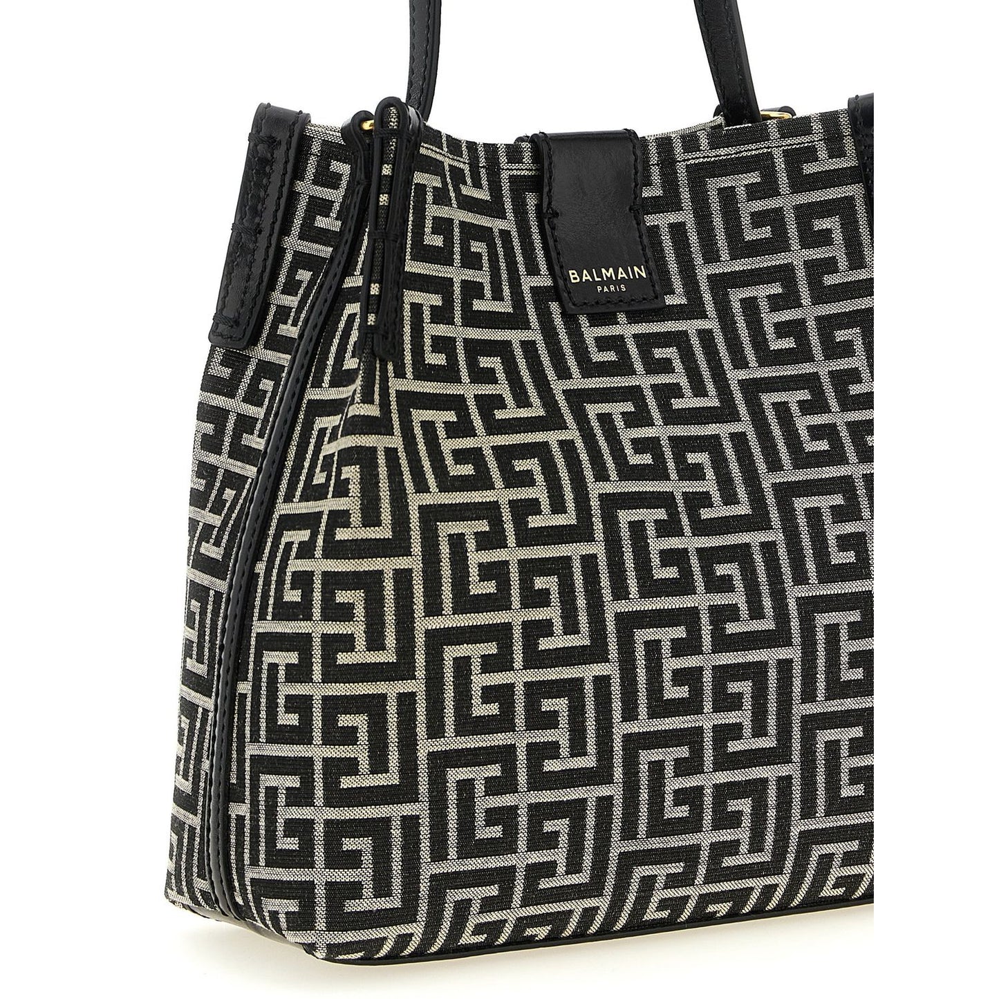 Balmain Bicolor Cotton Shoulder Bag