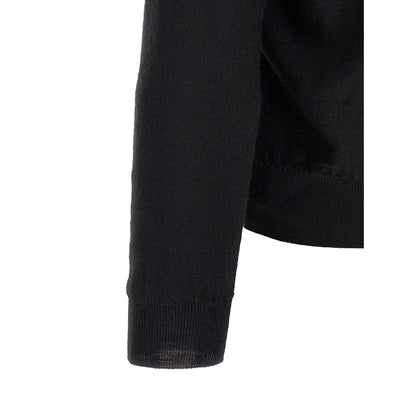 Lemaire Black Wool Cardigan