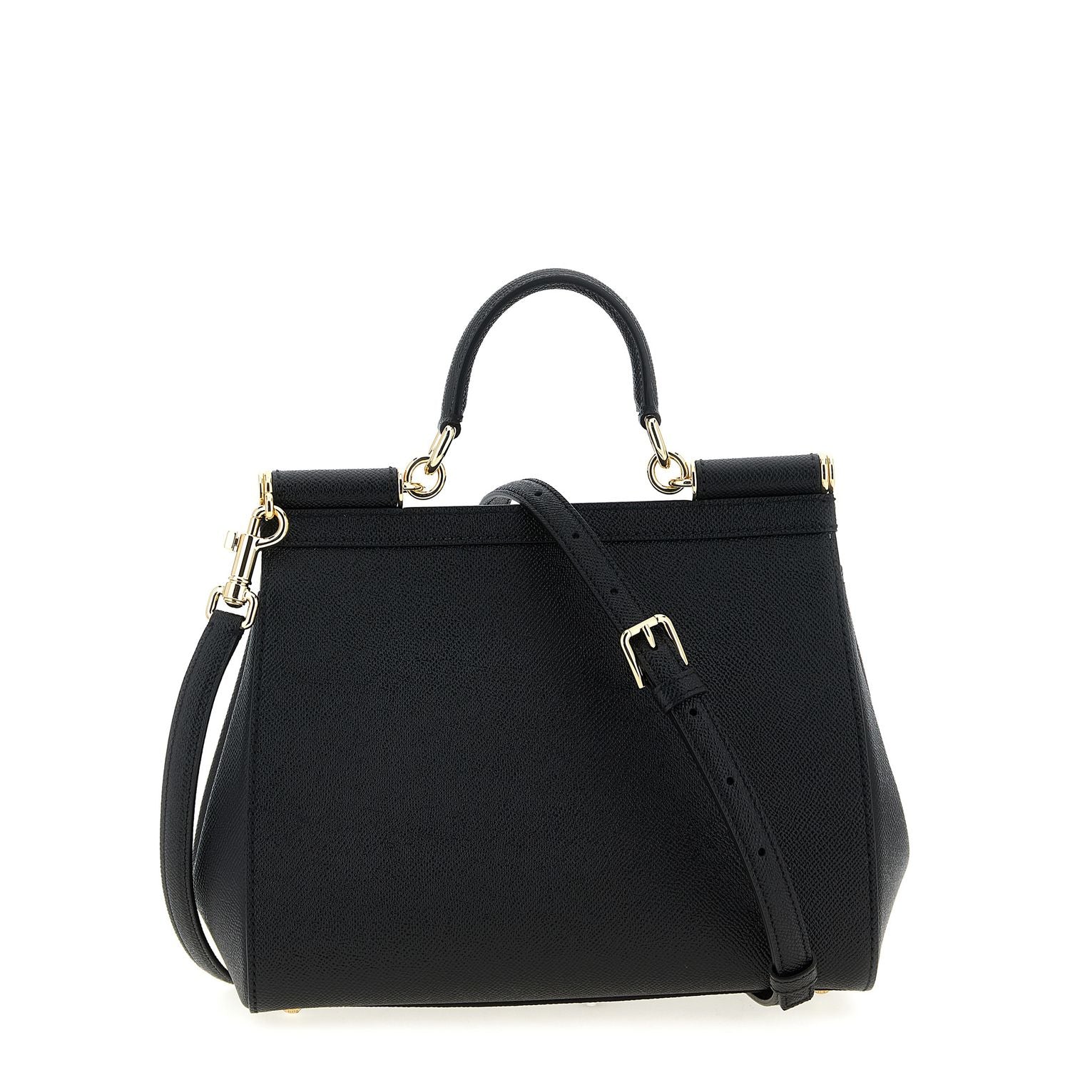 Dolce & Gabbana Black Calfskin Handbag