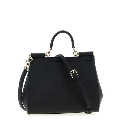Dolce & Gabbana Black Calfskin Handbag