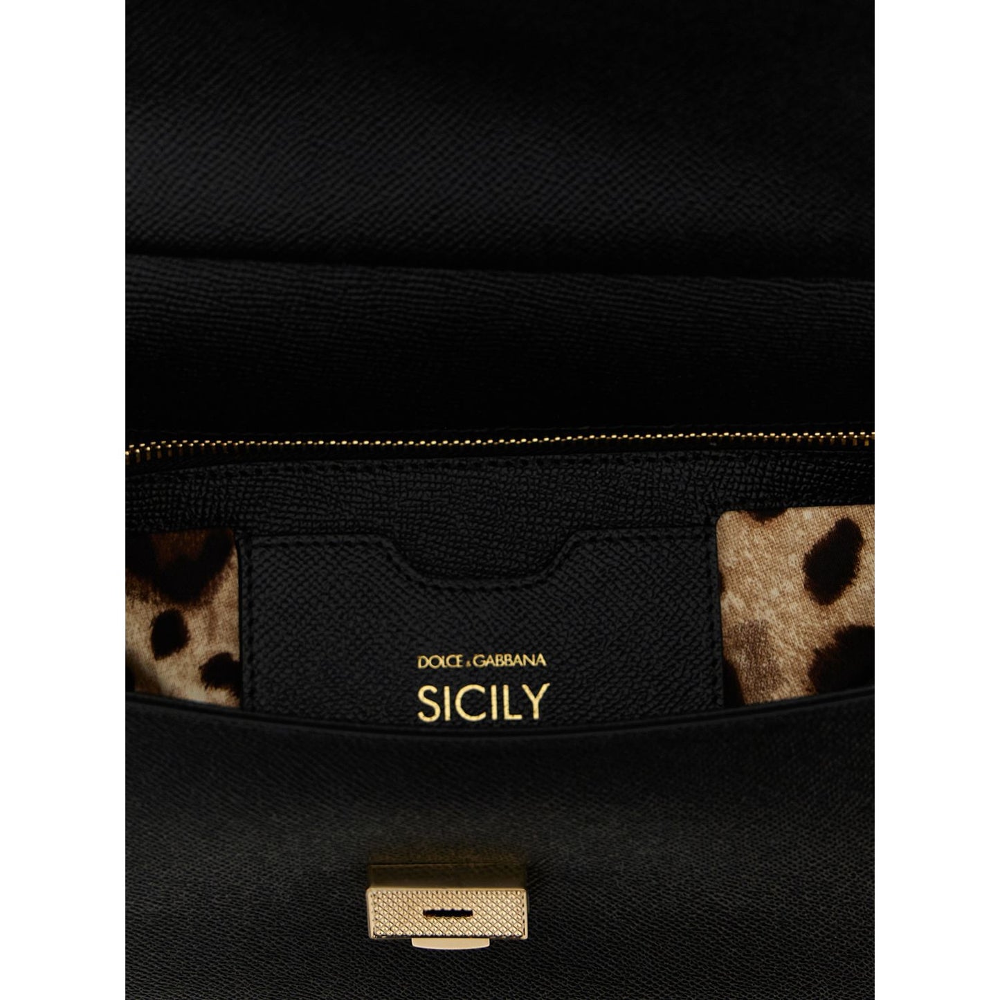 Dolce & Gabbana Black Calfskin Handbag