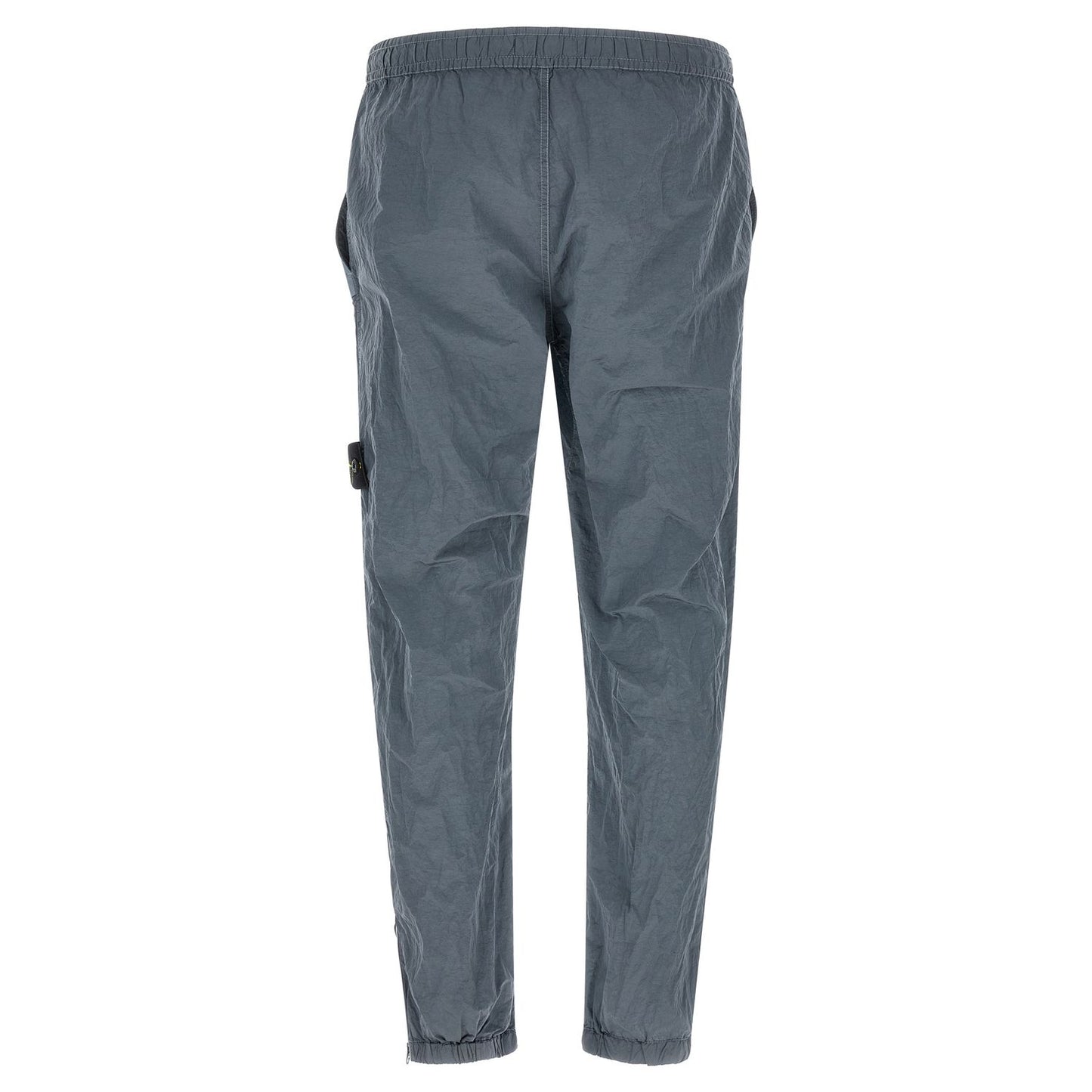 Stone Island Gray Polyamide Joggers (Workout Pants)
