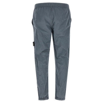 Stone Island Gray Polyamide Joggers (Workout Pants)