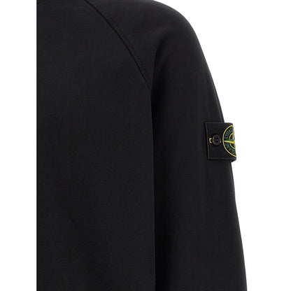 Stone Island Black Cotton Sweatshirt