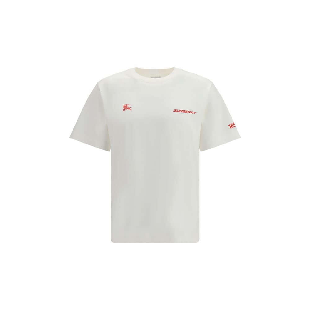 Burberry White Cotton Sportswear