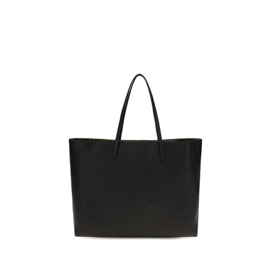 Fendi Black Calf Leather Bos Taurus Shoulder Bag