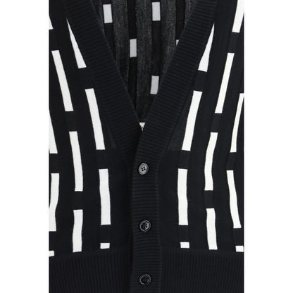 Versace Multicolor Wool Oves Aries Cardigan