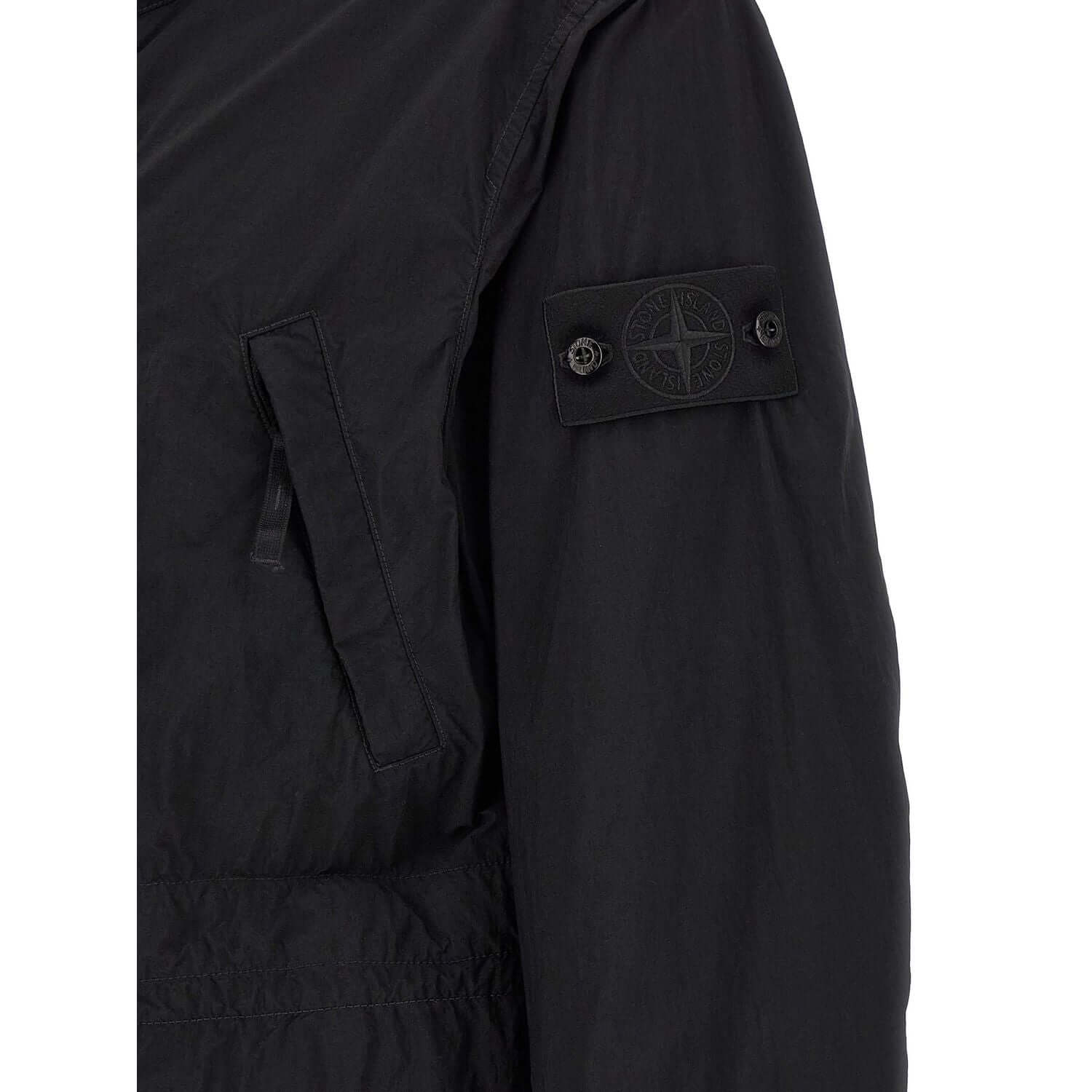 Stone Island Black Polyamide Shell Jacket