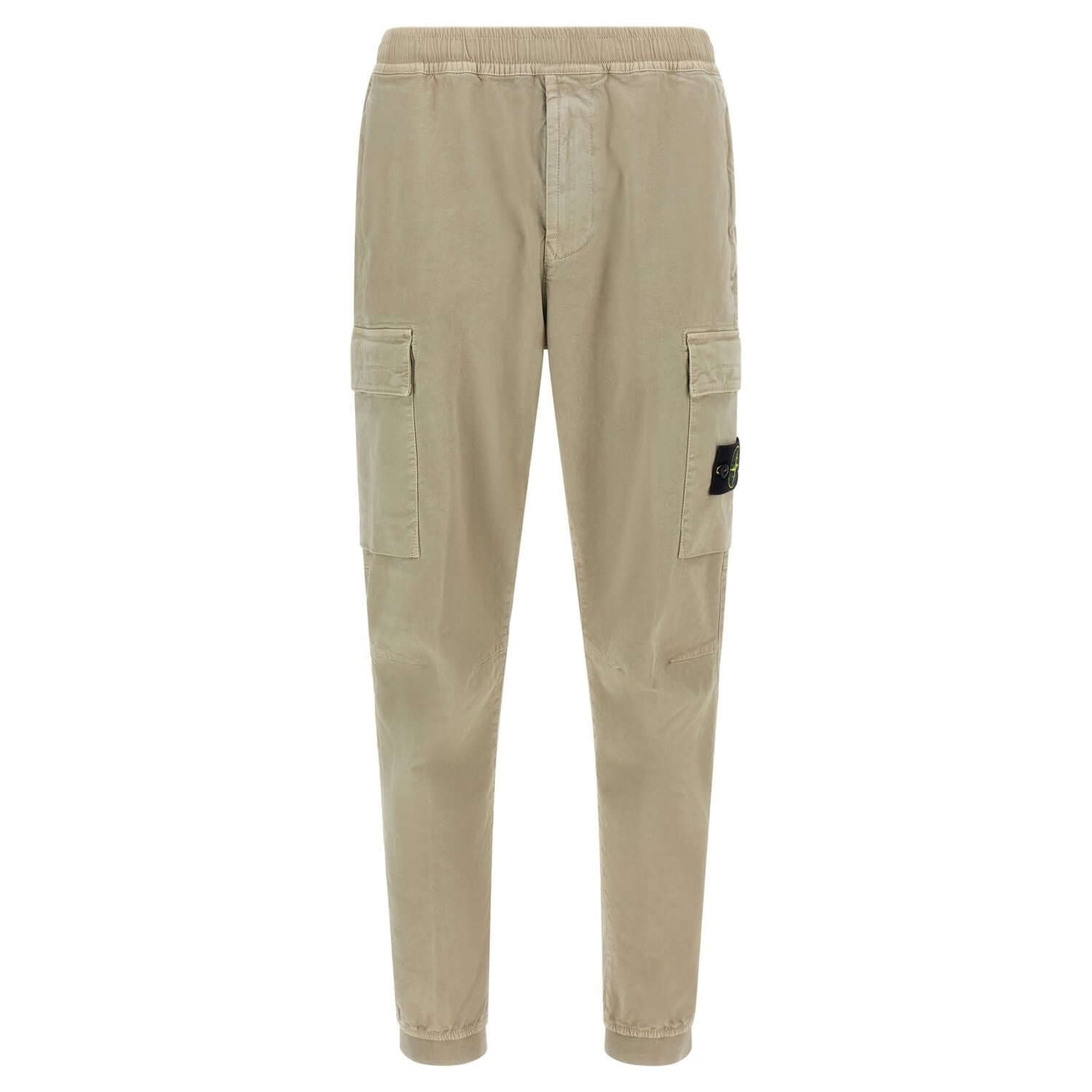 Stone Island Beige Cotton Cargo Pants